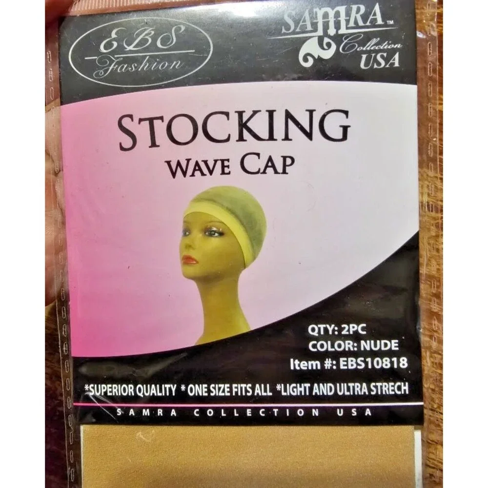 EBS Fashion Samra Collection Nude Stocking Wave Cap Item #EBS10818 2 pc One Size